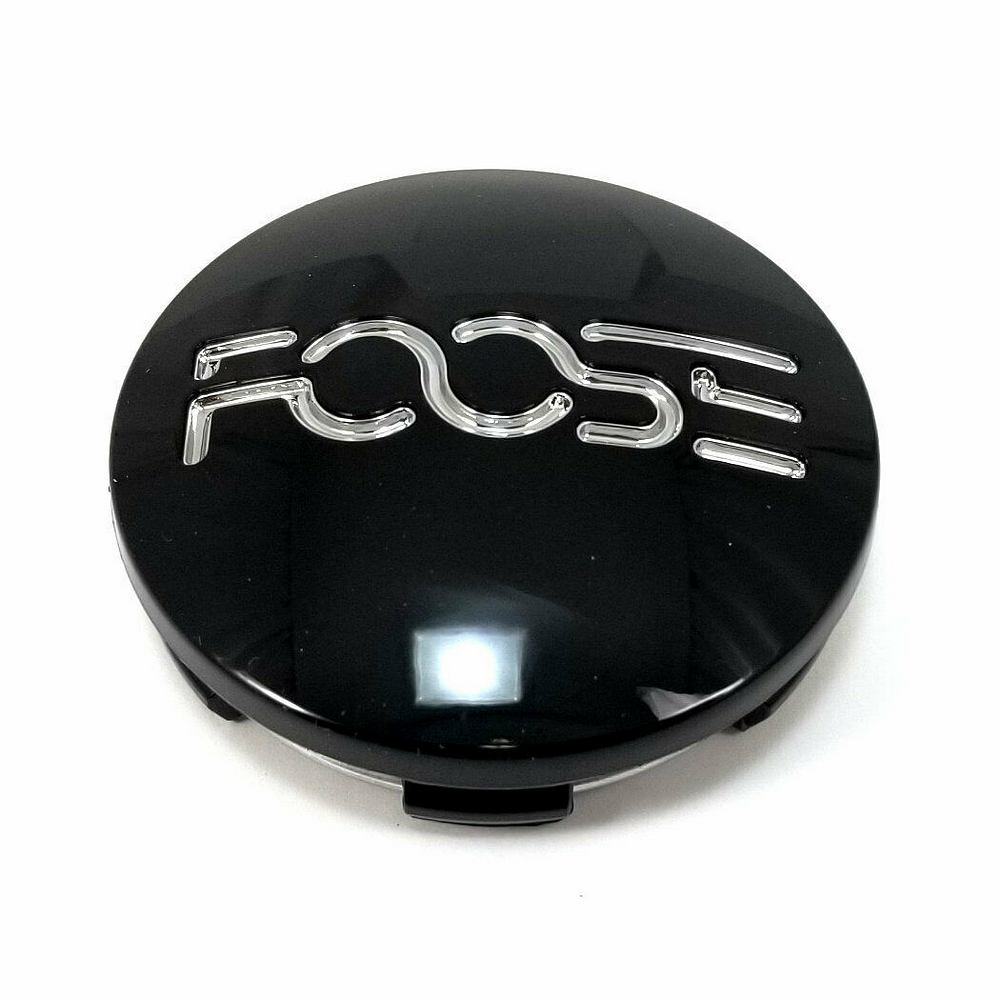 Foose Gloss Black 2.47" Snap In Cap