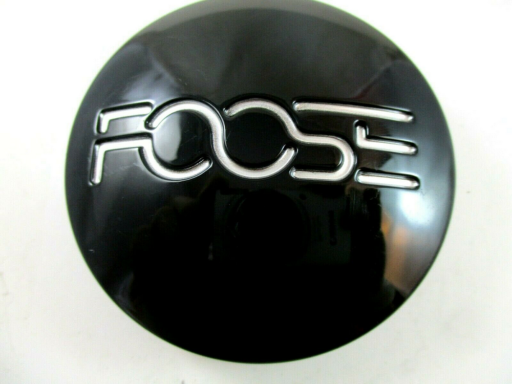 Foose Gloss Black Rwb Cap-2.70" Cap Grv