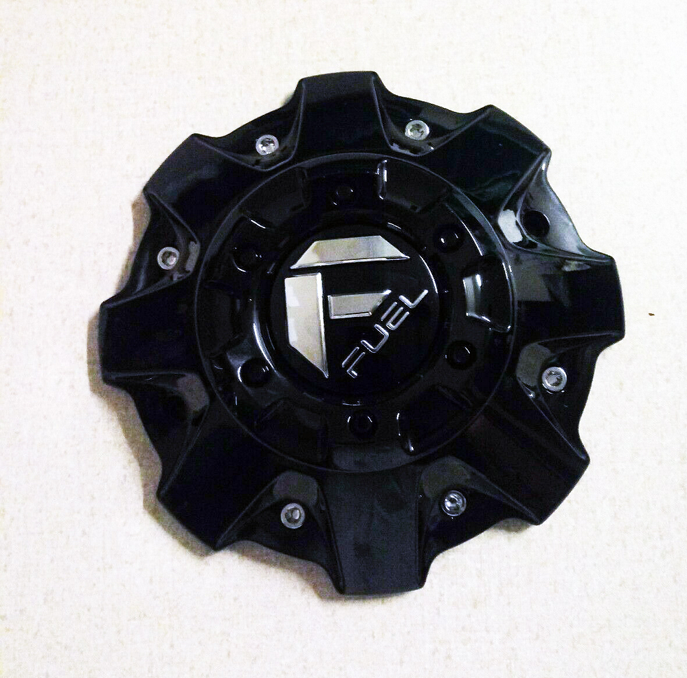 Fuel Dually 10x225 Rear Cap-gloss Blk