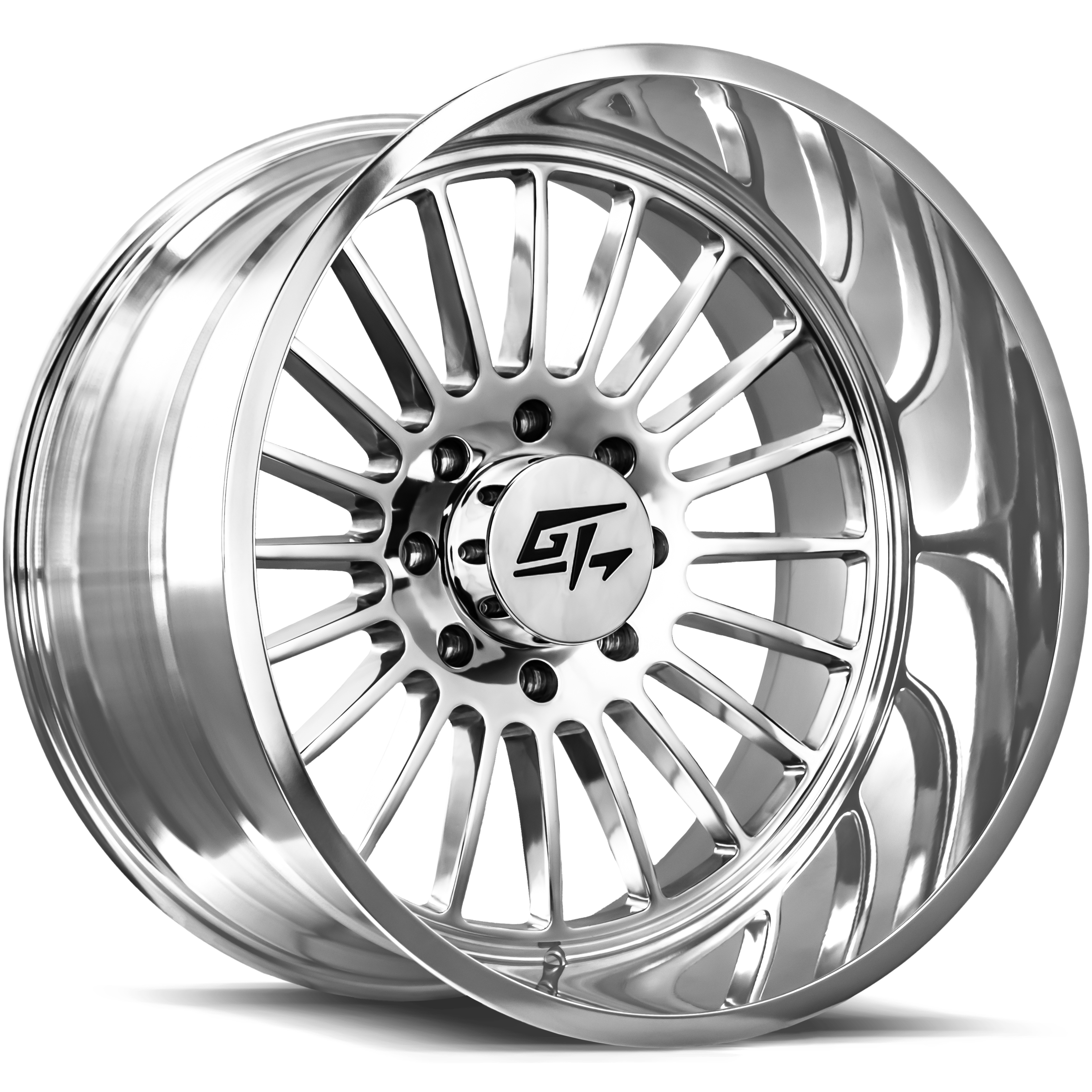 GT Offroad Strike 20x10 8x180 -18 125.2 Polished – The Wheel Shop