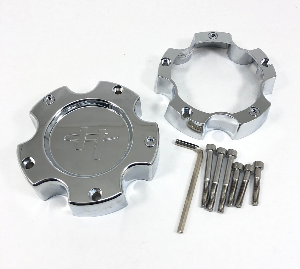 Hlo Cap He835 Chrome W/spacer 5x135/5.5