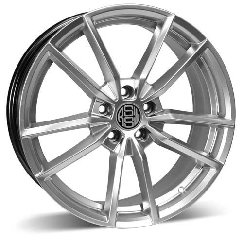 RSSW Grid 16x6.5 5x112 38 57.1 Hyper Silver