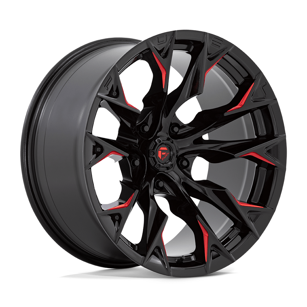 FUEL OFF-ROAD D823 FLAME 20X10 5X127 -18 71.5 GLOSS BLACK MILLED