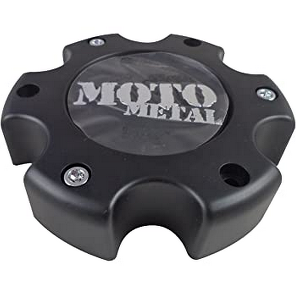 Moto Metal Cap Matte Black 6 Lug