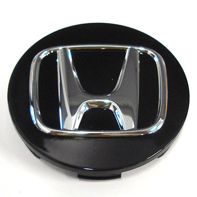 OEM Honda Cap- Black With Chrome Crest