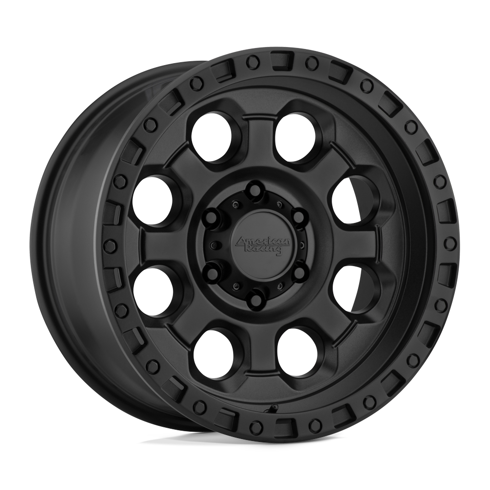 American Racing AR201 16x8 8x170 0 125.1 Cast Iron Black