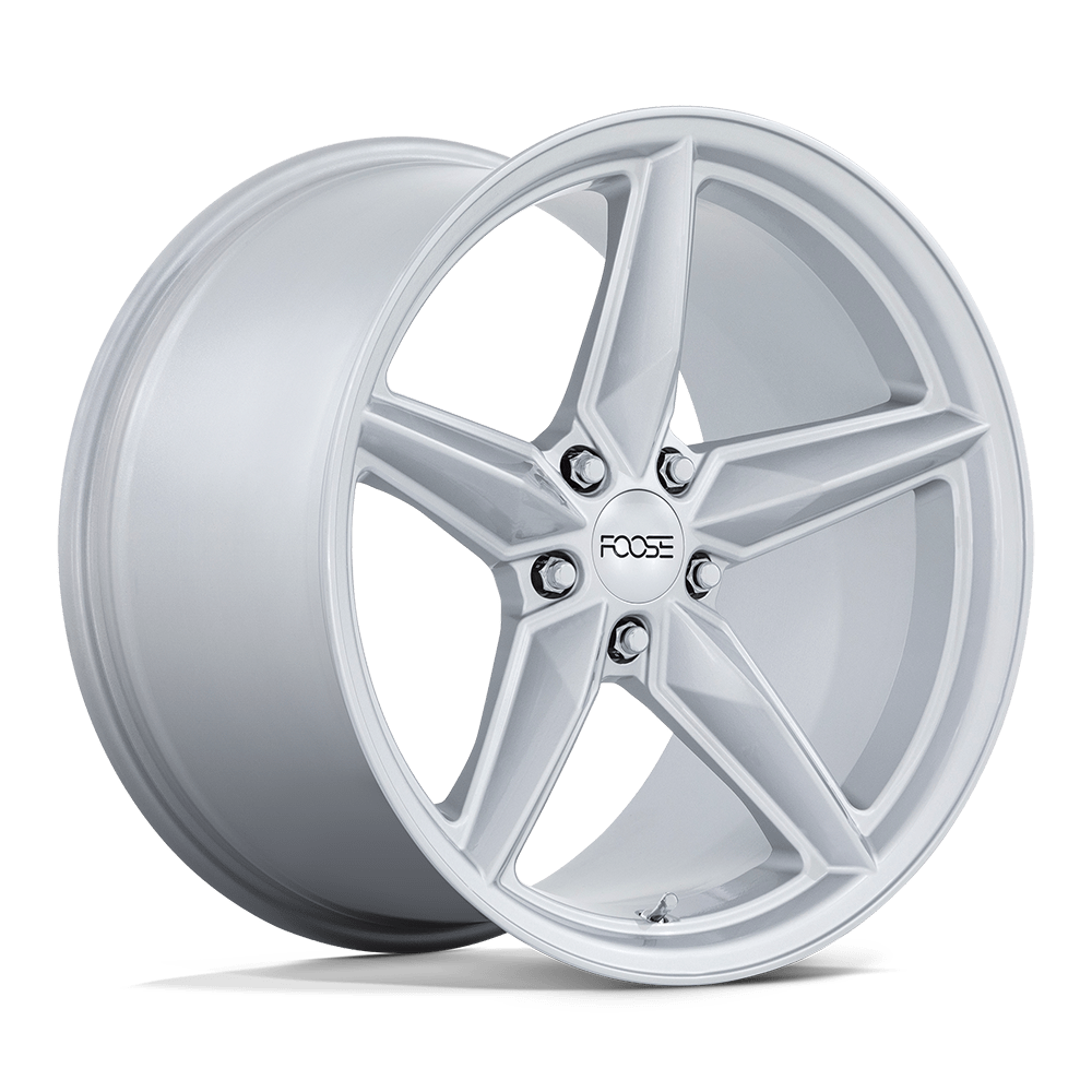 Foose F174 CF8 20x11 5x115 20 71.6 Gloss Silver