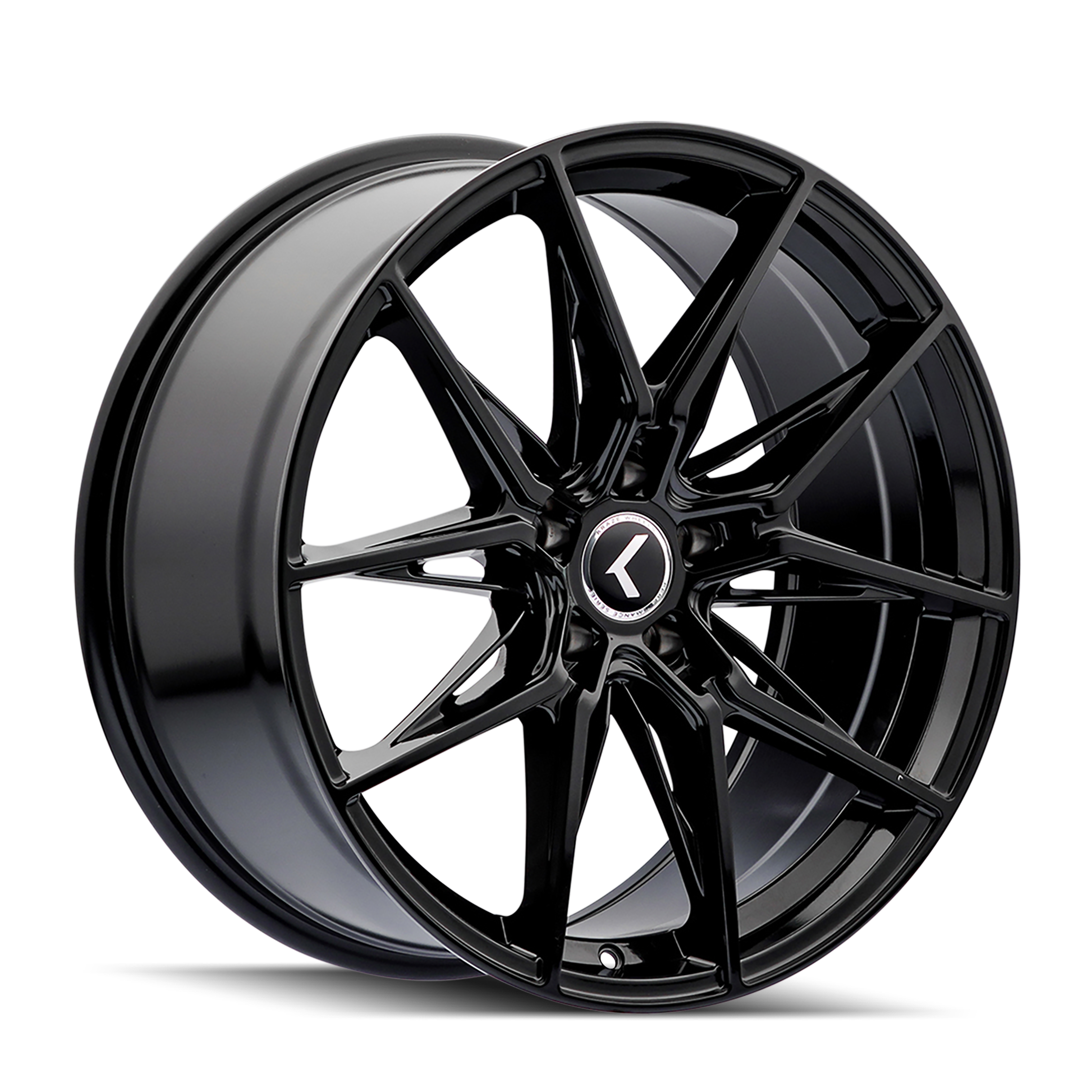Kraze Evolve Kr196 20x9 5x114.3 35 72.62 Gloss Black – The Wheel