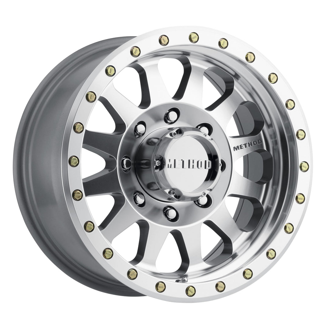 METHOD RACE WHEELS MR304 DOUBLE STANDARD 17X8.5 8X170 ET0 130.81CB MACHINED/CLEAR COAT