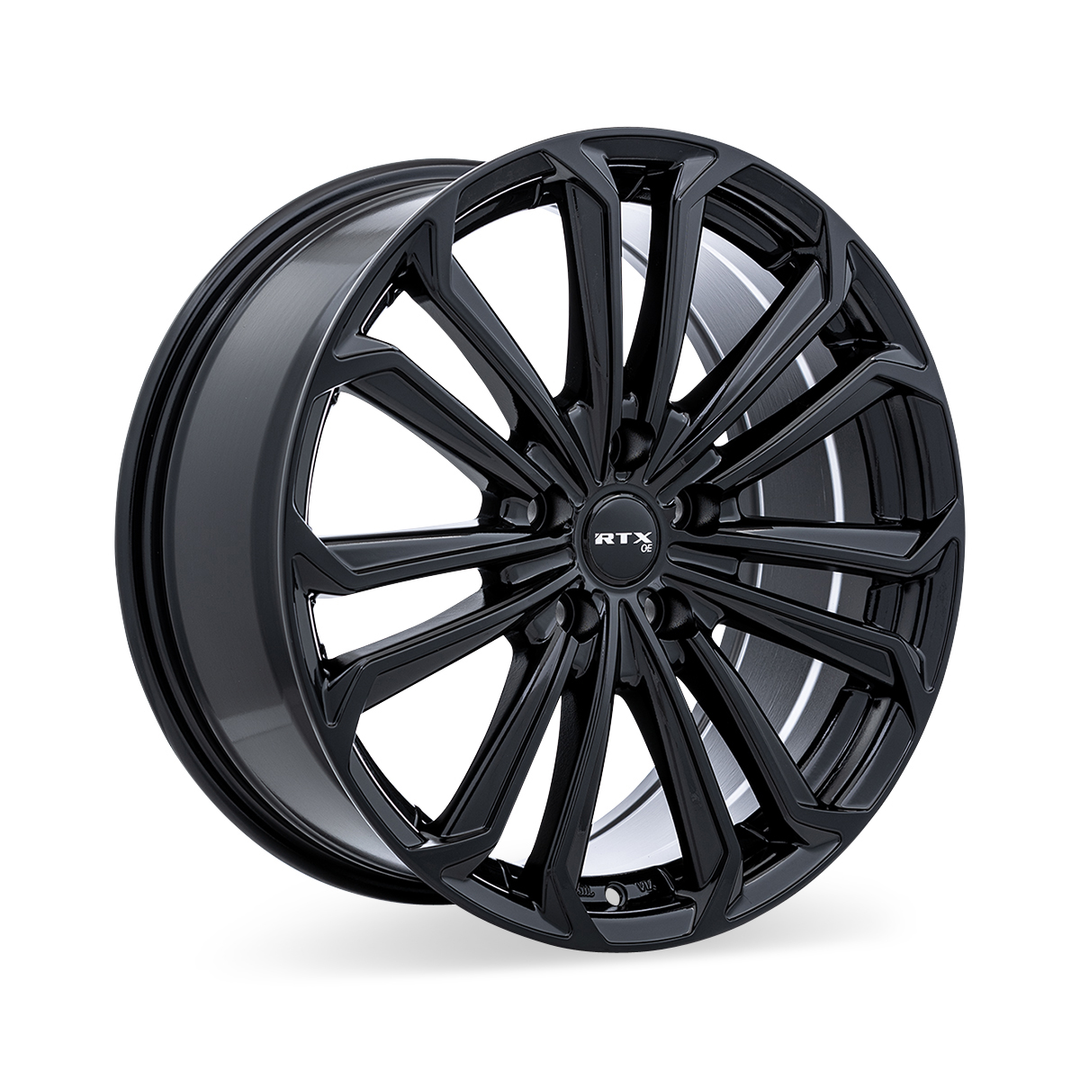 RTX OE Aura 15x6.5 5x100 38 54.1 Gloss Black