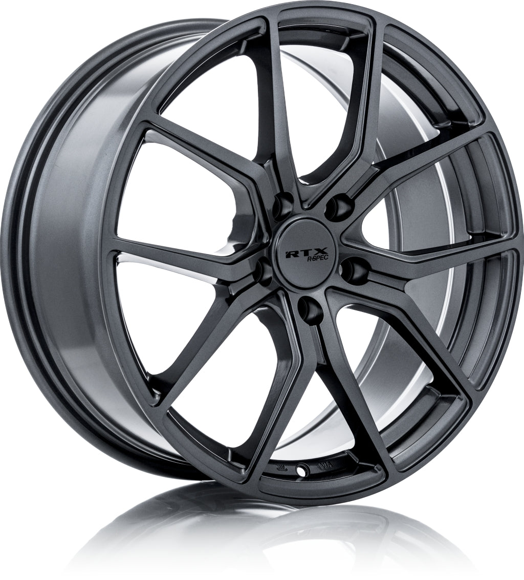 RTX FF10 18X8 5X108 38 63.4 GUNMETAL - TheWheelShop.ca