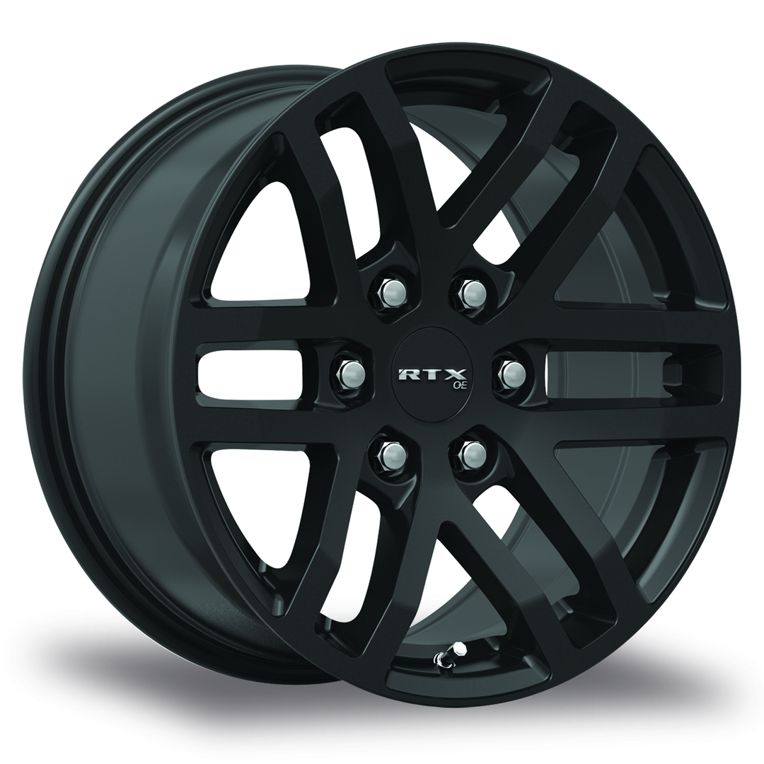 RTX OAK 17X8.5 6X135 30 87.1 GLOSS BLACK - TheWheelShop.ca