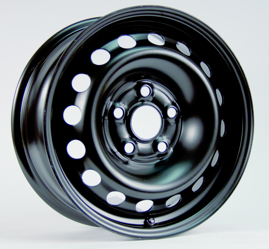 RT STEEL WHEEL 16X7 5X120 50 64.1 BLACK - TheWheelShop.ca