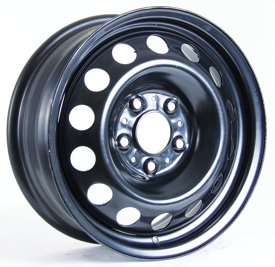 RT STEEL WHEEL 16X6.5 5X120 45 72.6 BLACK - TheWheelShop.ca