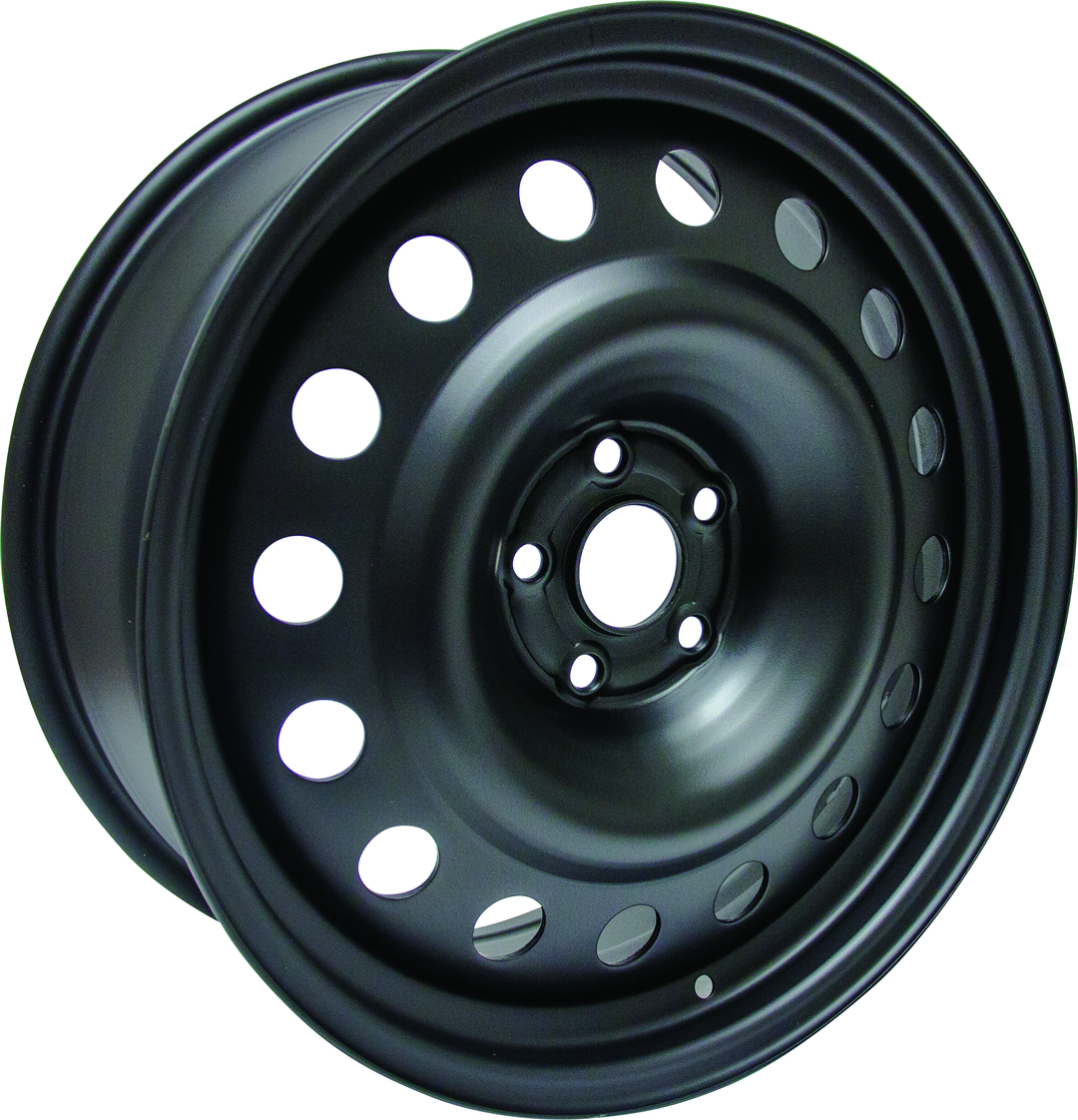 RT STEEL WHEEL 18X7.5 5X105 44 56.6 BLACK - TheWheelShop.ca