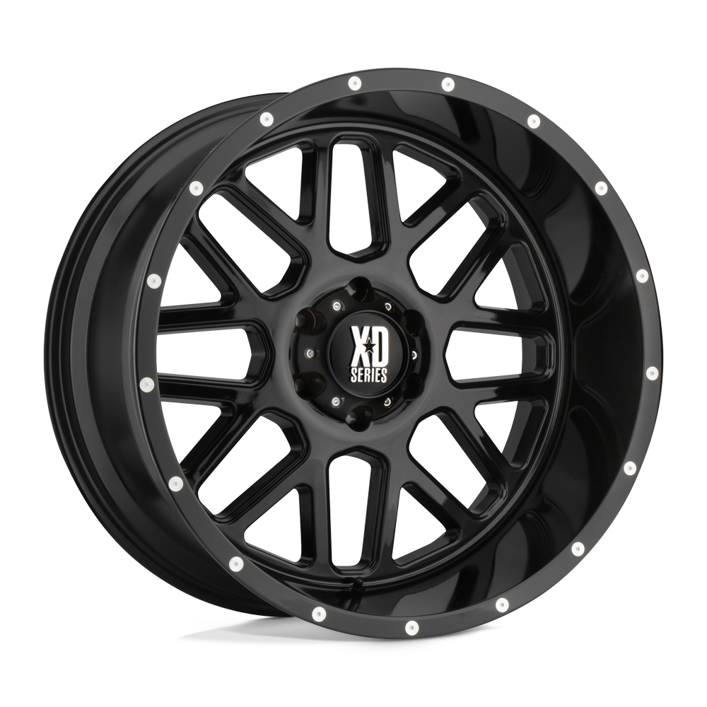 XD WHEELS XD820 GRENADE 16X7 5X160 42 65.07 GLOSS BLACK