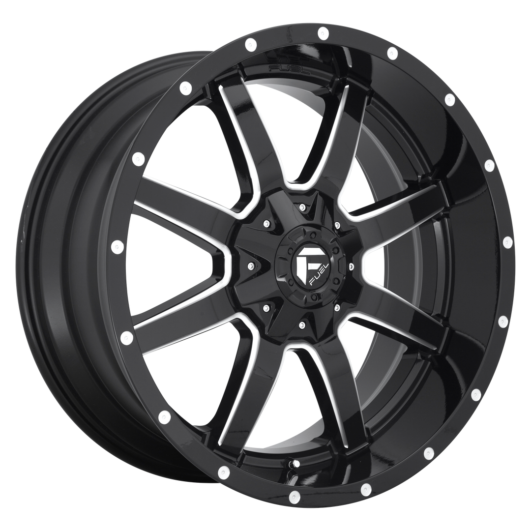 FUEL OFF-ROAD D610 MAVERICK 20X10 5X127 / 5X135 -18 87.1 GLOSS BLACK MILLED