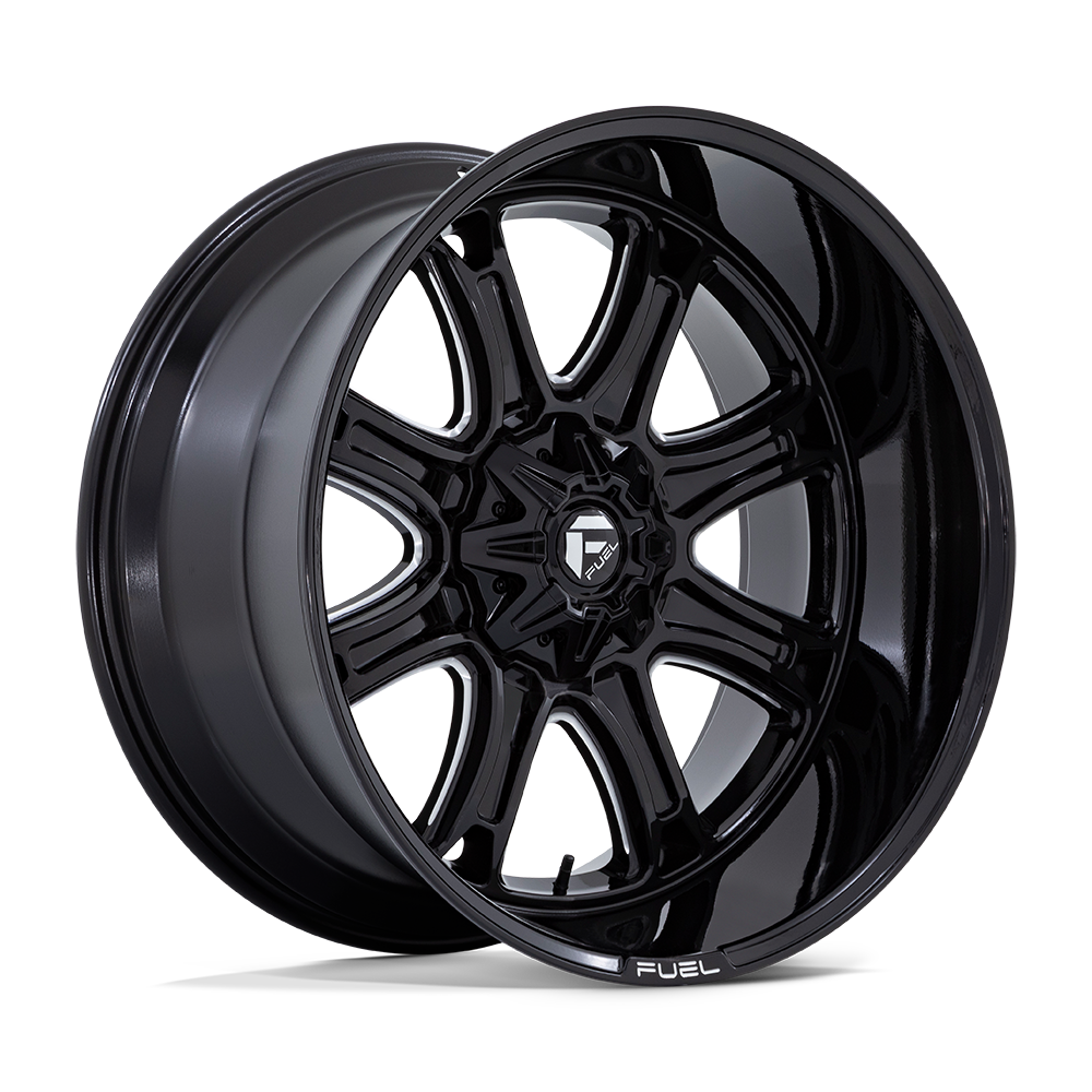 Fuel Off-Road Darkstar 20x10 5x127 / 5x135 -18 87.1 Gloss Black Milled