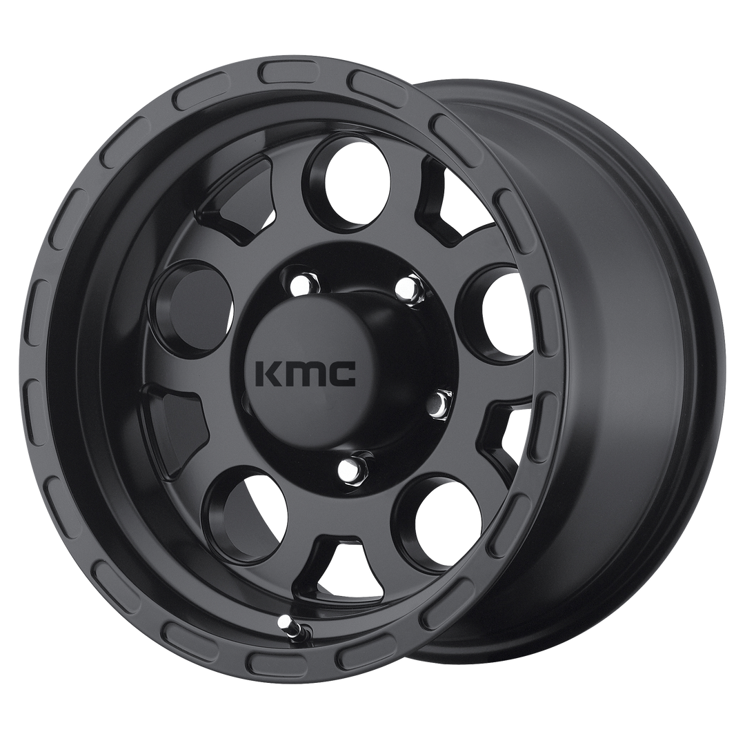 KMC WHEELS KM522 ENDURO 16X9 5X127 -12 83.7 MATTE BLACK