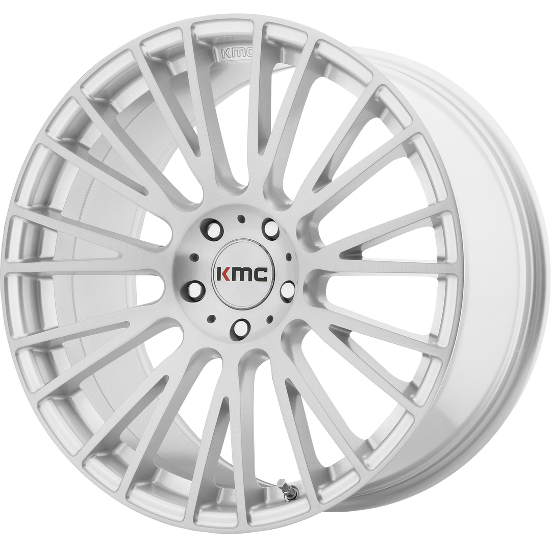 KMC WHEELS KM706 IMPACT 20X10 5X114.3 40 72.56 BRUSHED SILVER