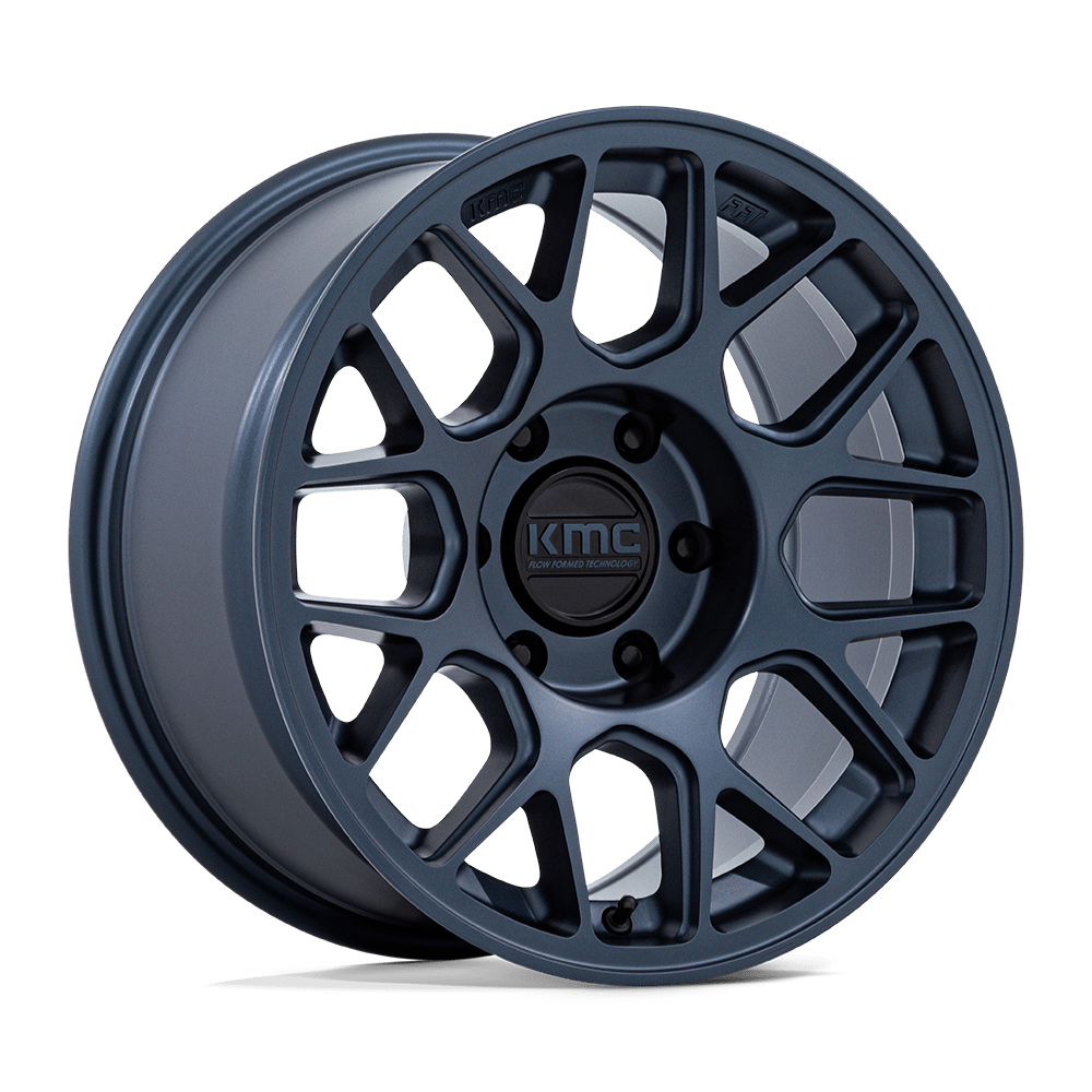 KMC Km730 Hatchet 17x8.5 6x114.3 -10 66.06 Metallic Blue