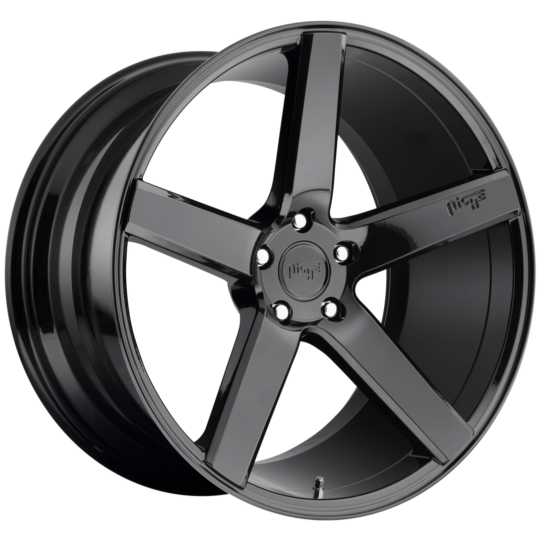 NICHE 1PC M188 MILAN 20X8.5 5X114.3 35 72.56 GLOSS BLACK