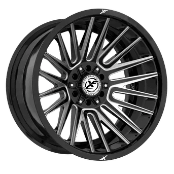 XF Offroad XF-234 22x12 8x165.1 / 8x170 -44 125.2 Gloss Black Milled