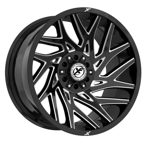 XF Offroad XF-229 20x10 6x135 / 6x139.7 -12 106.4 Gloss Black Milled
