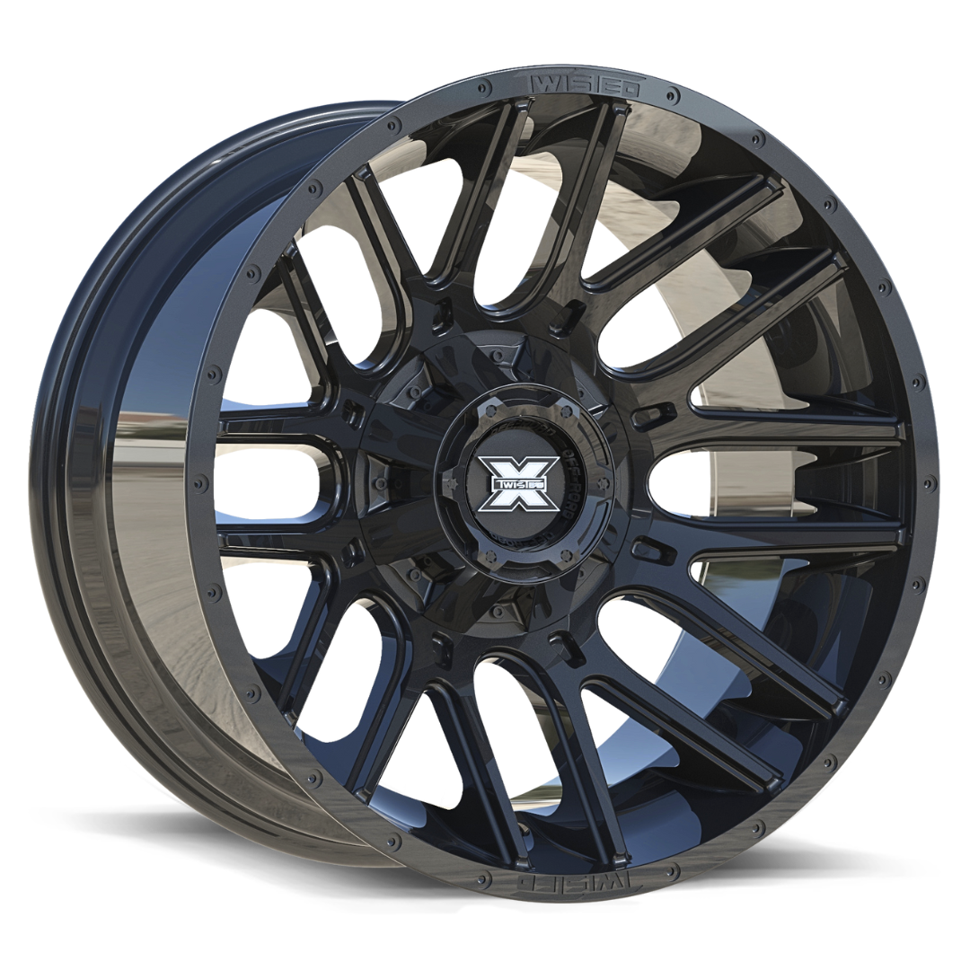 Twisted Off-Road TW3 20x9 6x135 / 6x139.7 12 NA Gloss Black