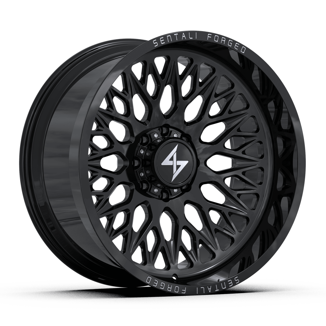 Sentali Forged SF6GB 24x14 5x127 -76 71.5 Gloss Black