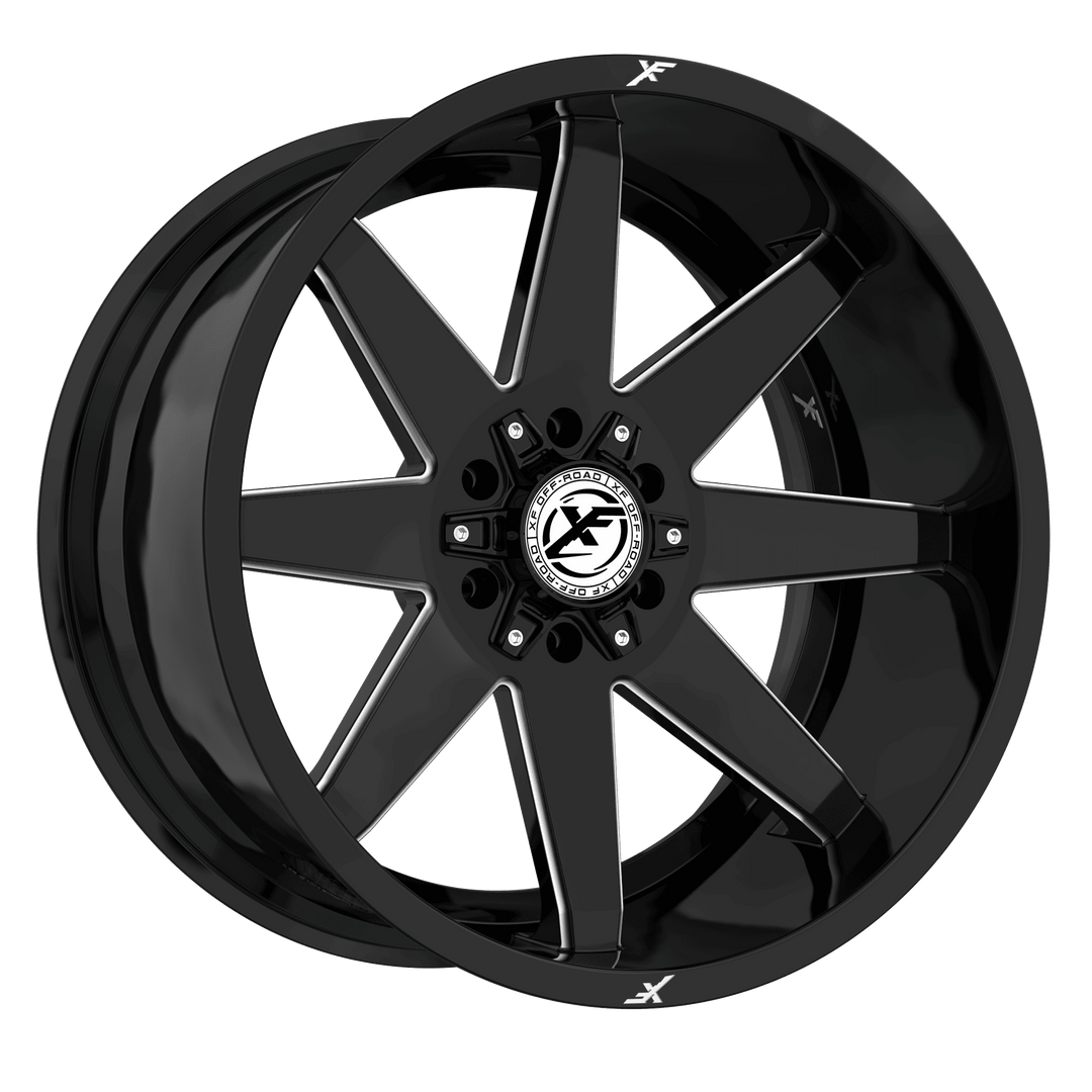 XF Offroad XF-236 20x12 5x127 / 5x139.7 -44 78.1 Gloss Black Milled