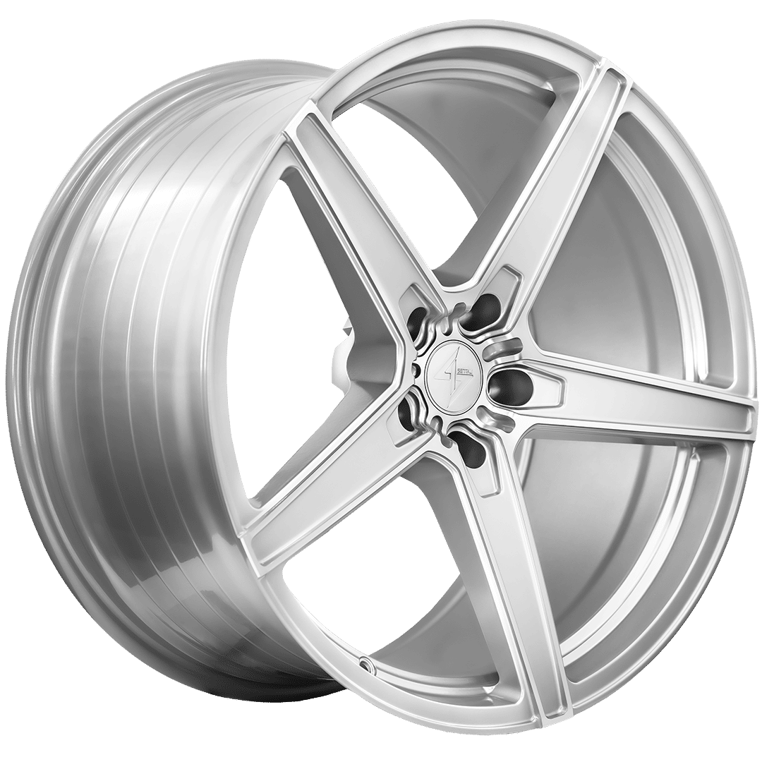 Sentali Street SS4 22x9.5 5x115 15 71.6 Hyper Silver Machined