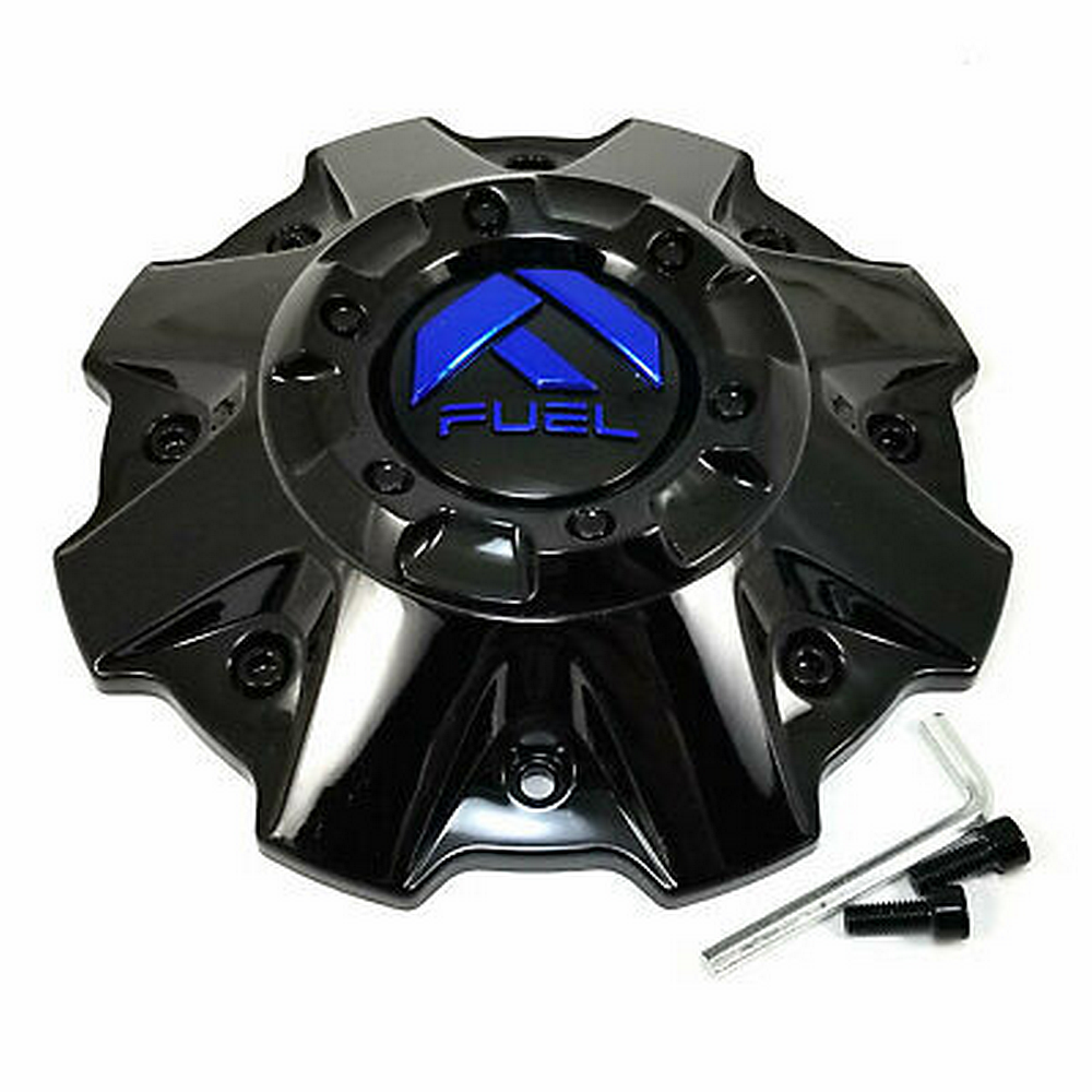 Fuel Gl-blk Blue Logo Cap (Flat)
