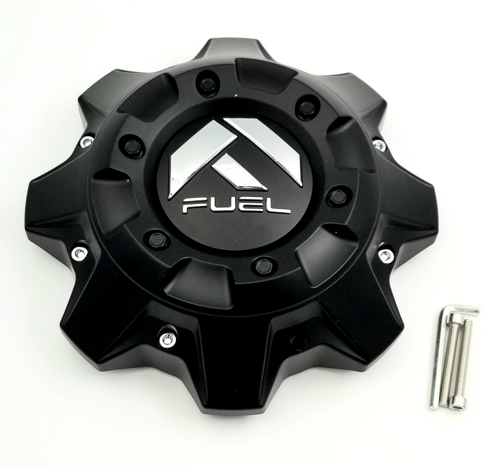 Fuel Matte Blk Dualie Cap-rear