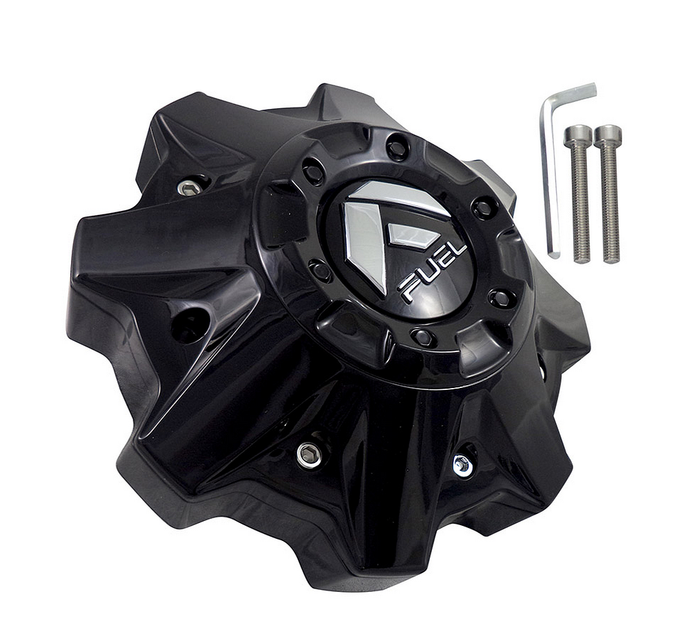 Fuel 8l Flat Bottom Gloss Black Cap