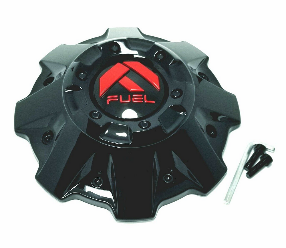 Fuel Dually Cap - Front G-blk Red Logo