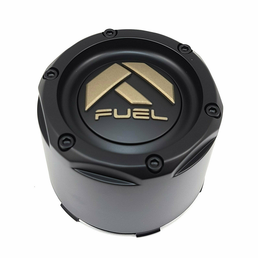 Fuel Matte Blk/brz Snap In Cap For 8x6.5
