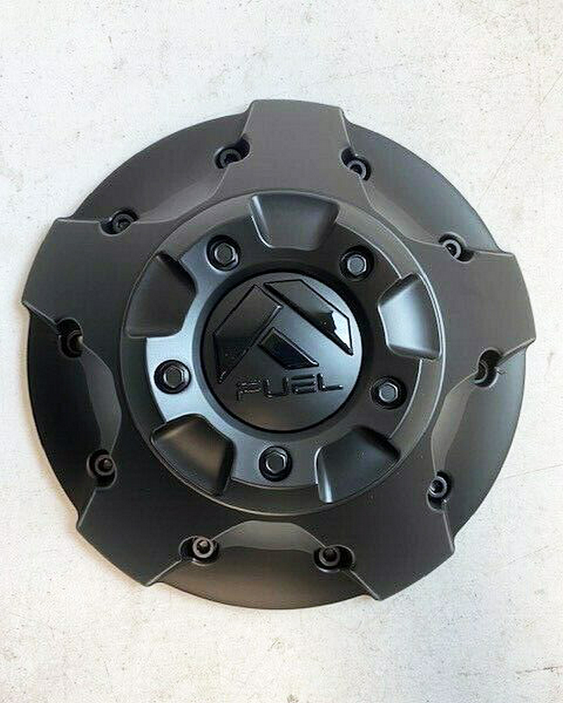 Fuel Five Bar Cap - Black On Black 8 Lug