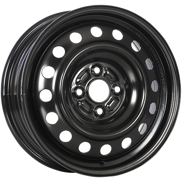 RNB Steel Wheel 16x6.0 4x108 36 63.4 Black E-Coating