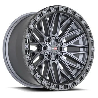 Vortek VRT-608MTB 17x9 5x127 / 5x139.7 -12 78.1 Matte Titanium Black Bead Ring