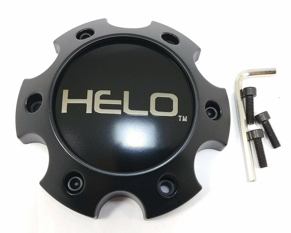 Helo Cap 6x135 Satin Black Dtcc