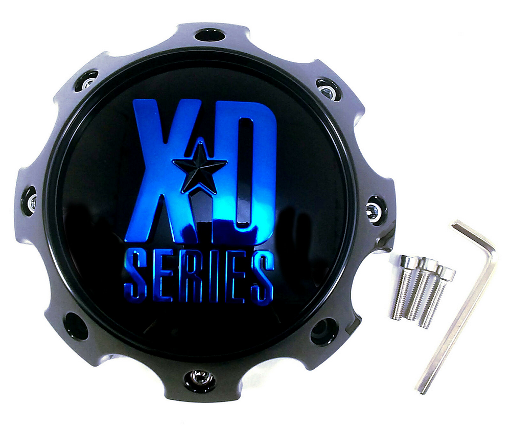 Xds Cap 8 Lug Sg-black W/ Blue Tint Cc
