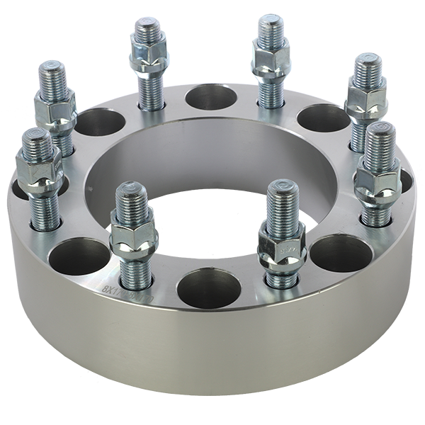 DAI Bolt-on Wheel Spacers 8x170 - Centerbore 125.2mm - 14x1.50 - Thickness 2" - Sold In Pairs (2)
