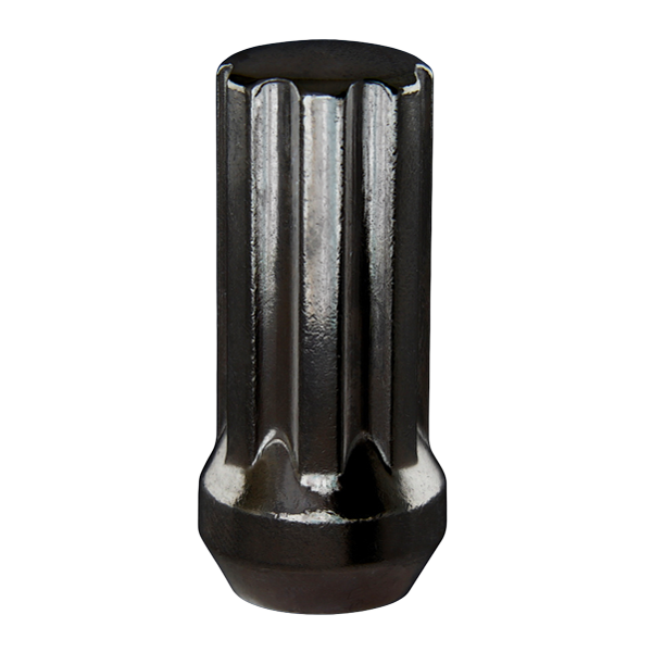 14x2.00 7 Spline Duplex Nut Black Chrome