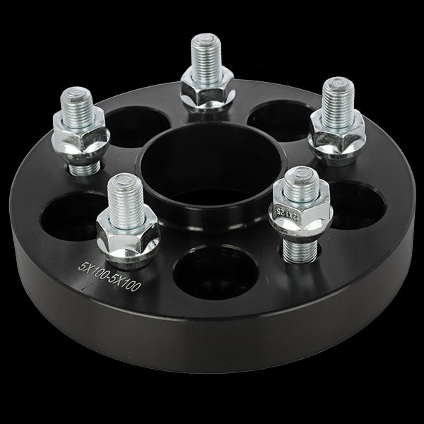 DAI Bolt-on Wheel Spacers 5x100 12x1.25 - Centerbore 56.1mm - Thickness 25mm - Sold In Pairs (2)