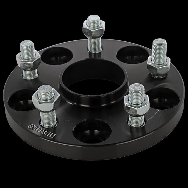 DAI Bolt-on Wheel Spacers 5x114.3 12x1.25 - Centerbore 56.1mm - Thickness 15mm - Sold In Pairs (2)