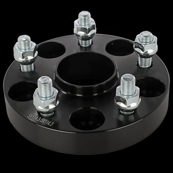 DAI Bolt-on Wheel Spacers 5x114.3 12x1.25 - Centerbore 56.1mm - Thickness 25mm - Sold In Pairs (2)