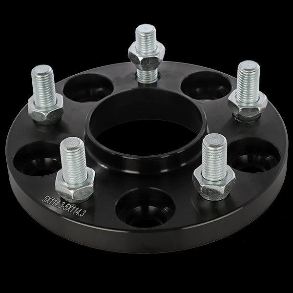 DAI Bolt-on Wheel Spacers 5x114.3 12x1.50 - Centerbore 64.1mm - Thickness 15mm - Sold In Pairs (2)