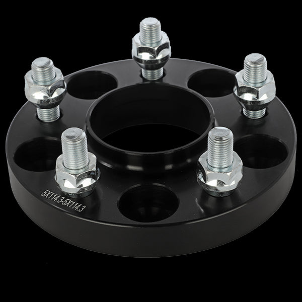 DAI Bolt-on Wheel Spacers 5x114.3 12x1.25 - Centerbore 66.1mm - Thickness 20mm - Sold In Pairs (2)