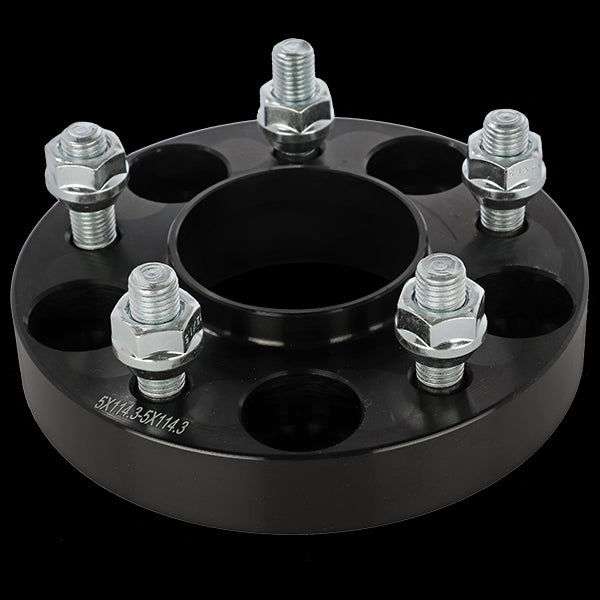 DAI Bolt-on Wheel Spacers 5x114.3 12x1.50 - Centerbore 67.1mm - Thickness 25mm - Sold In Pairs (2)